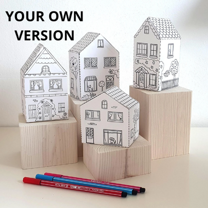 House Paper Craft-TheCaftPaper